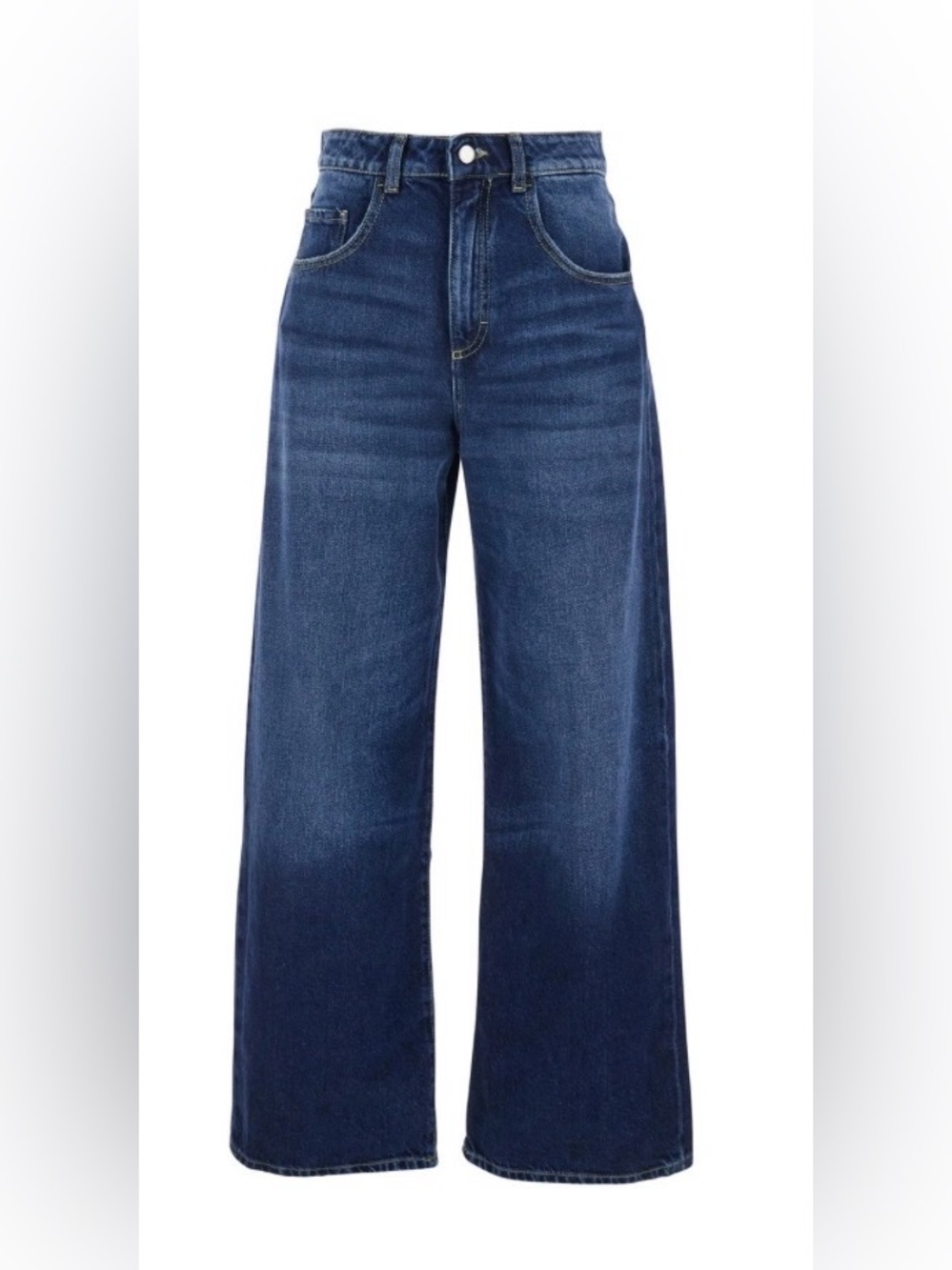 ICON DENIM Poppy Dark High-Rise Wide-Leg Jeans